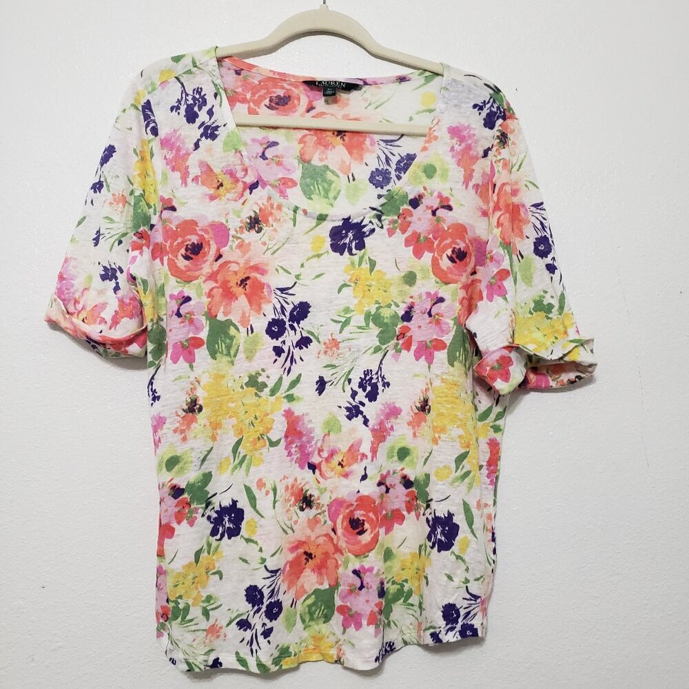 Lauren Ralph Lauren Linen Top